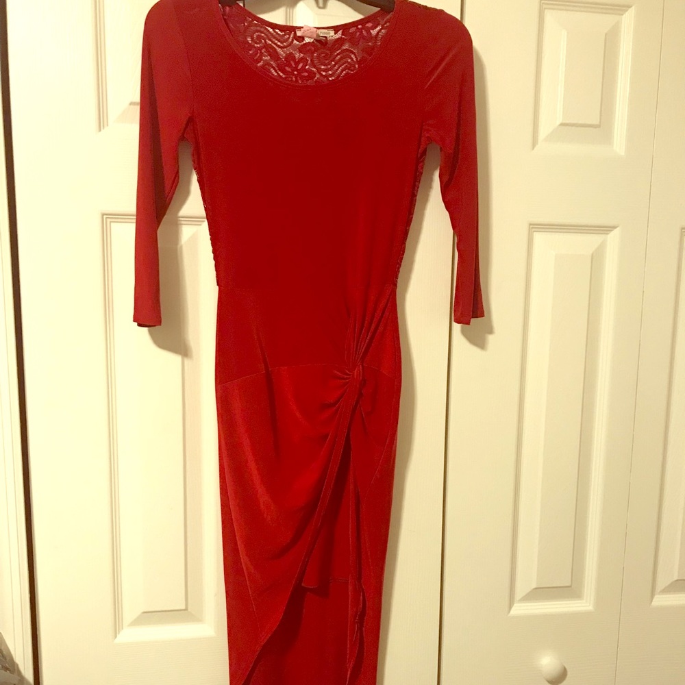 Red dress